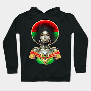 Heritage Hue Collection Natural  Black Woman Hoodie